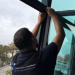 Expert RHS technicians providing residential and commercial window repair in Gibraltar's Ocean Village.