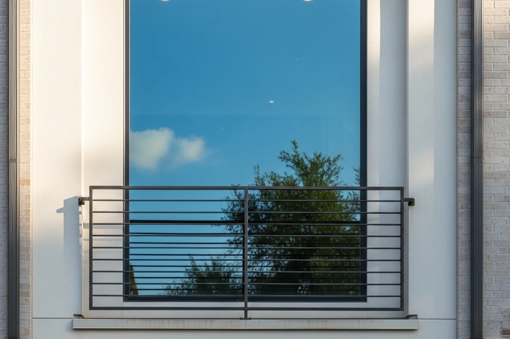 Sustitución de unidad de doble acristalamiento empañado para recuperar claridad en vivienda particular en Gibraltar.